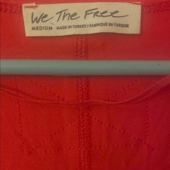 We The Free Orange Long Sleeve Relaxed Blouse - Picture 2 of 2
